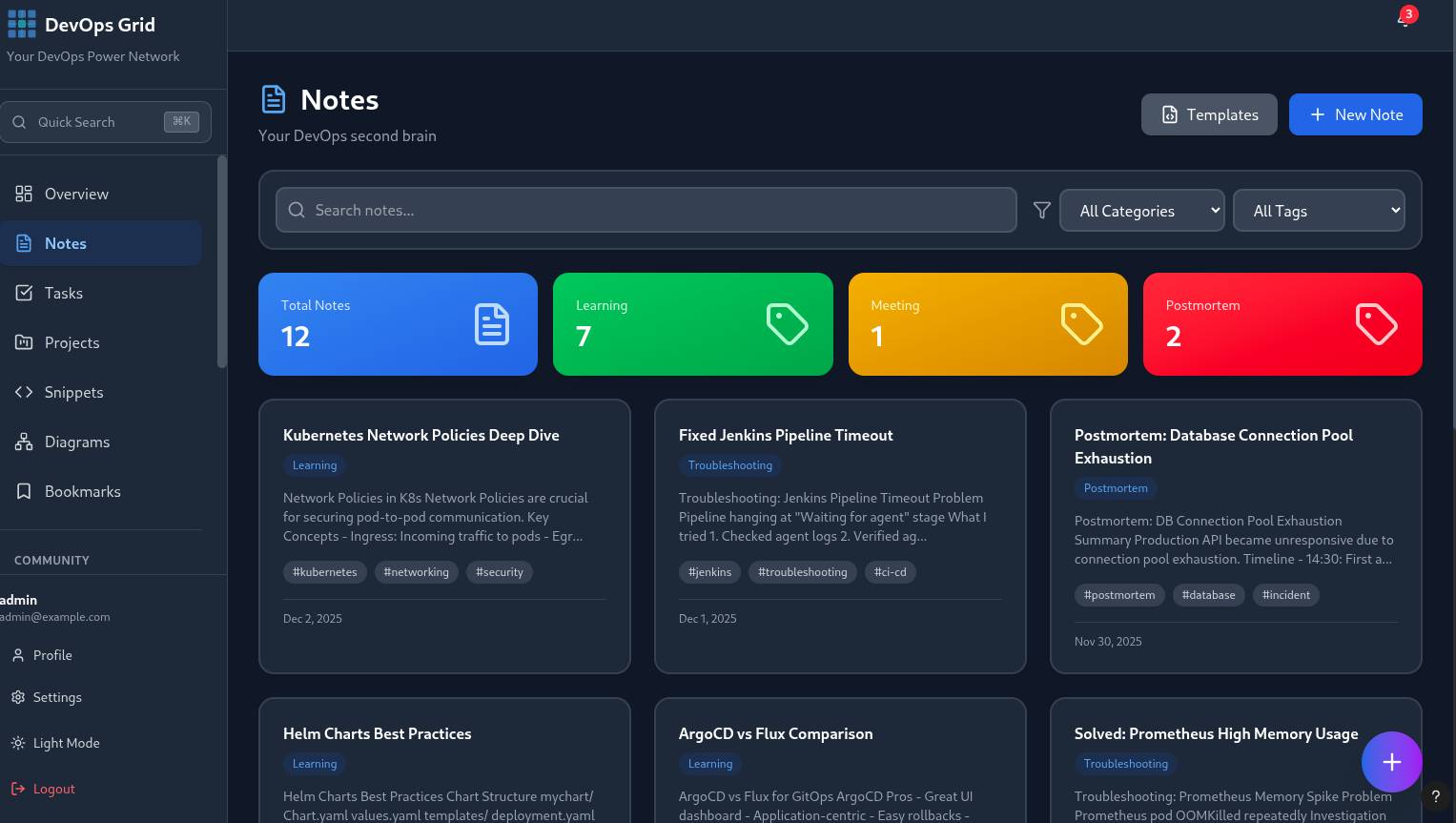 DevOps Grid - Your Complete DevOps Workspace | Built by DevOps, for DevOps